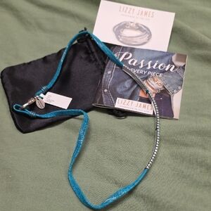 Lizzy James Turquoise Necklace with Silver Accents